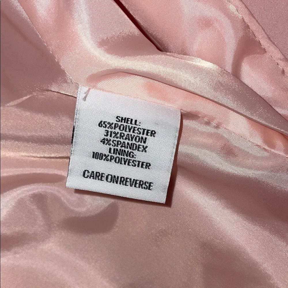 Calvin Klein Pink‎ Tailored Blazer with Textured Fabric